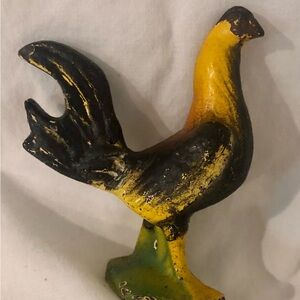 Vintage Cast Iron Rooster Bottle Opener.